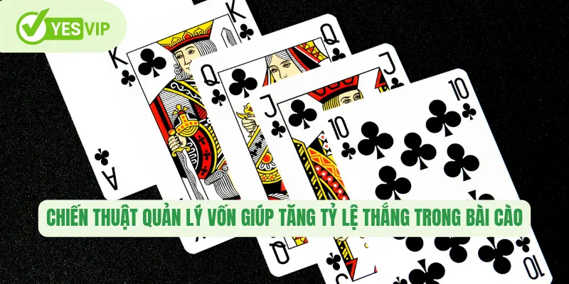 Chiến thuật quản lý vốn giúp tăng tỷ lệ thắng trong bài cào 