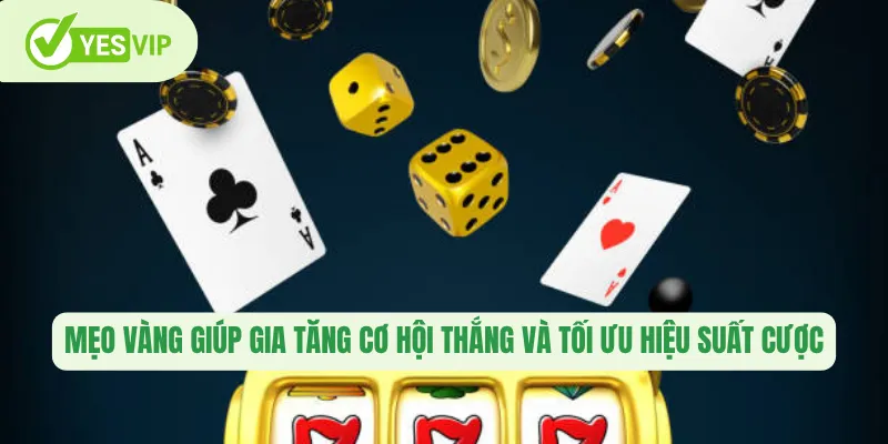 Mẹo vàng giúp gia tăng cơ hội thắng và tối ưu hiệu suất cược