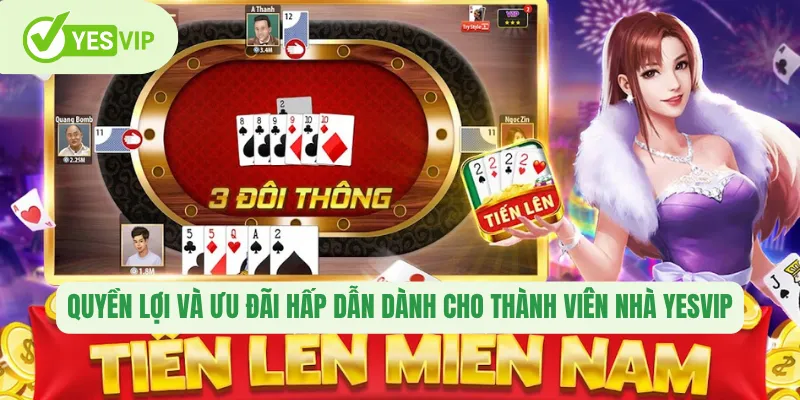 Quyền lợi và ưu đãi hấp dẫn dành cho thành viên nhà Yesvip 
