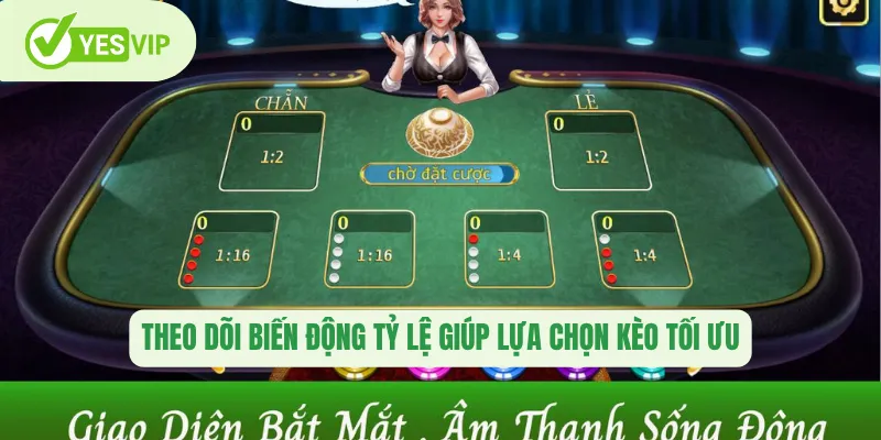 Theo dõi biến động tỷ lệ giúp lựa chọn kèo tối ưu